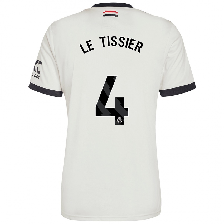 Niño Camiseta Maya Le Tissier #4 Blanquecino Equipación Tercera 2024/25 La Camisa