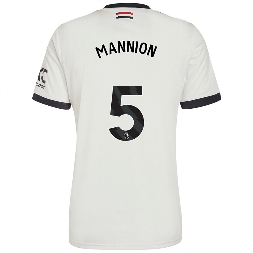 Niño Camiseta Aoife Mannion #5 Blanquecino Equipación Tercera 2024/25 La Camisa