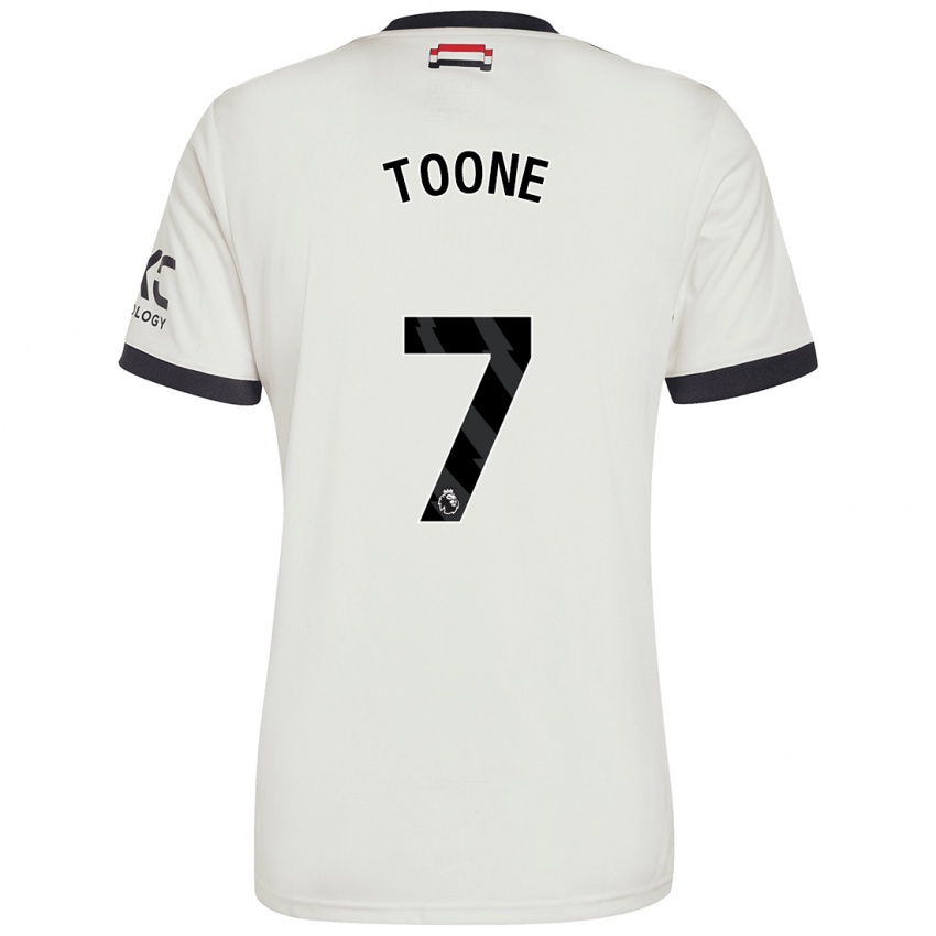 Niño Camiseta Ella Toone #7 Blanquecino Equipación Tercera 2024/25 La Camisa