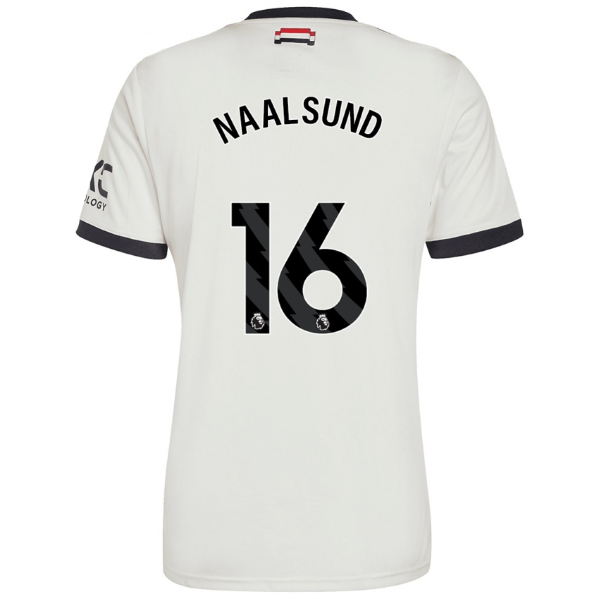 Niño Camiseta Lisa Naalsund #16 Blanquecino Equipación Tercera 2024/25 La Camisa