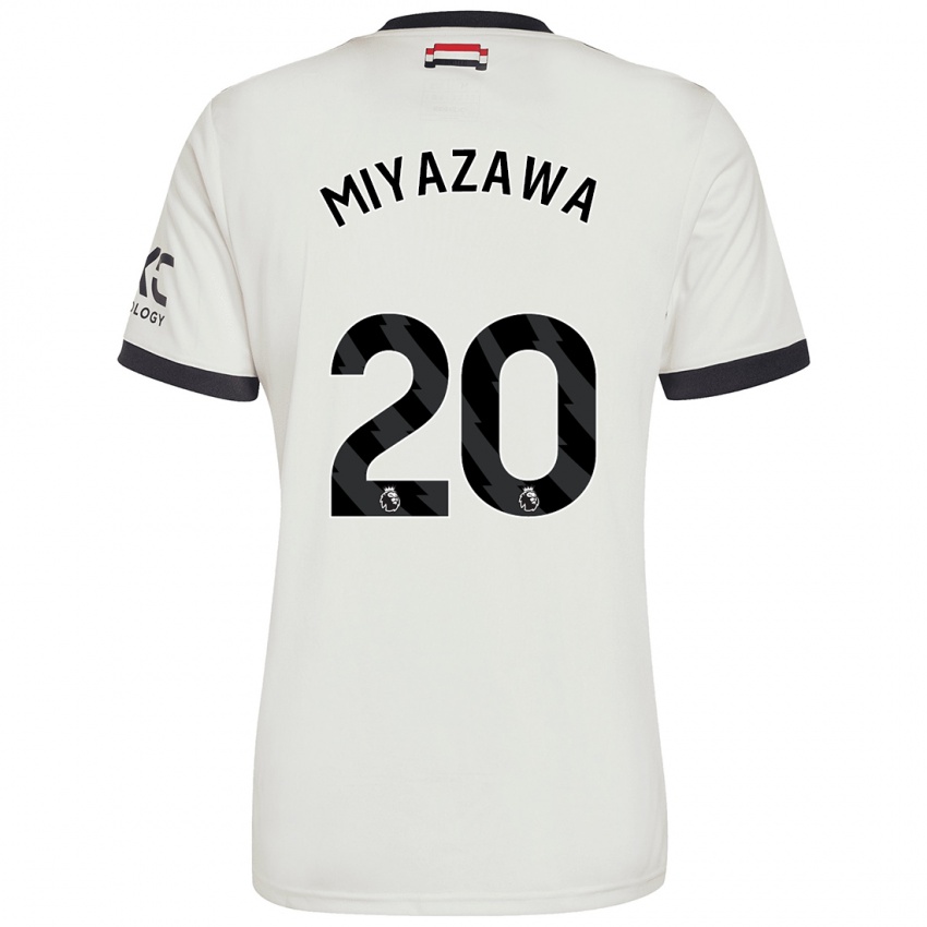 Niño Camiseta Hinata Miyazawa #20 Blanquecino Equipación Tercera 2024/25 La Camisa