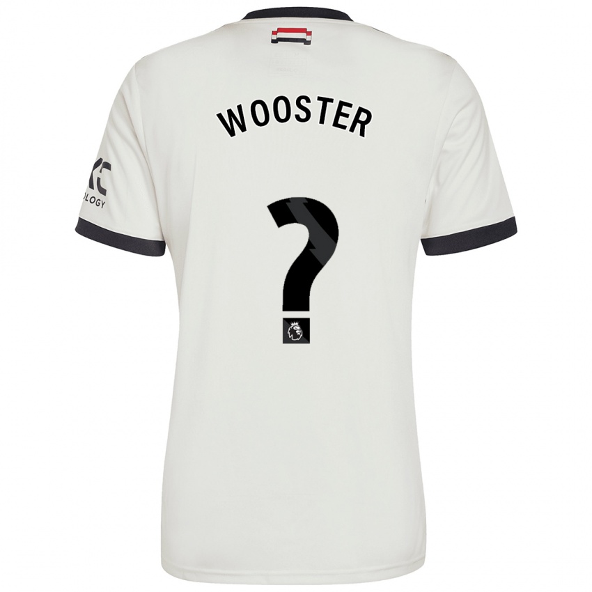 Niño Camiseta Tom Wooster #0 Blanquecino Equipación Tercera 2024/25 La Camisa