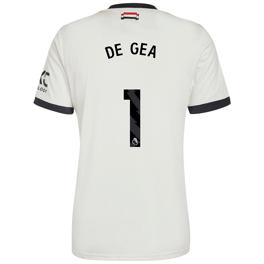 Niño Camiseta David De Gea #1 Blanquecino Equipación Tercera 2024/25 La Camisa