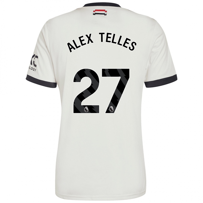 Niño Camiseta Alex Nicolao Telles #27 Blanquecino Equipación Tercera 2024/25 La Camisa