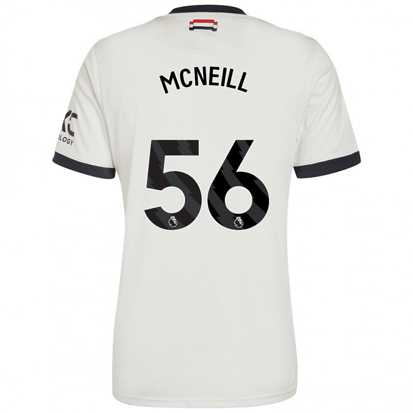 Niño Camiseta Charlie Mcneill #56 Blanquecino Equipación Tercera 2024/25 La Camisa