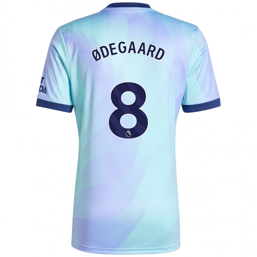 Niño Camiseta Martin Odegaard #8 Agua Equipación Tercera 2024/25 La Camisa