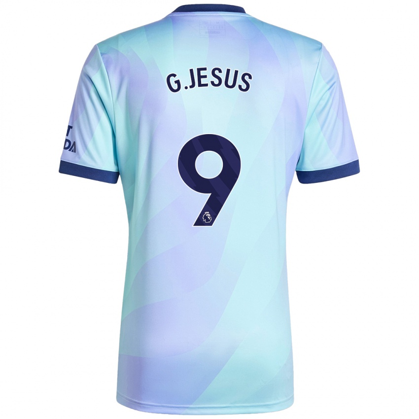 Niño Camiseta Gabriel Jesus #9 Agua Equipación Tercera 2024/25 La Camisa