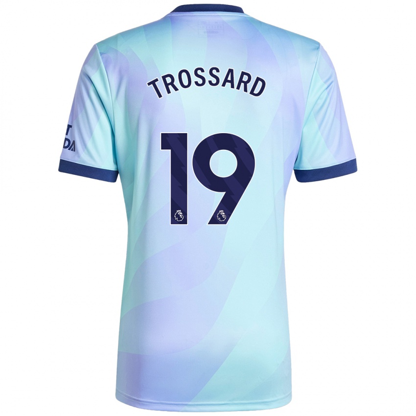 Niño Camiseta Leandro Trossard #19 Agua Equipación Tercera 2024/25 La Camisa