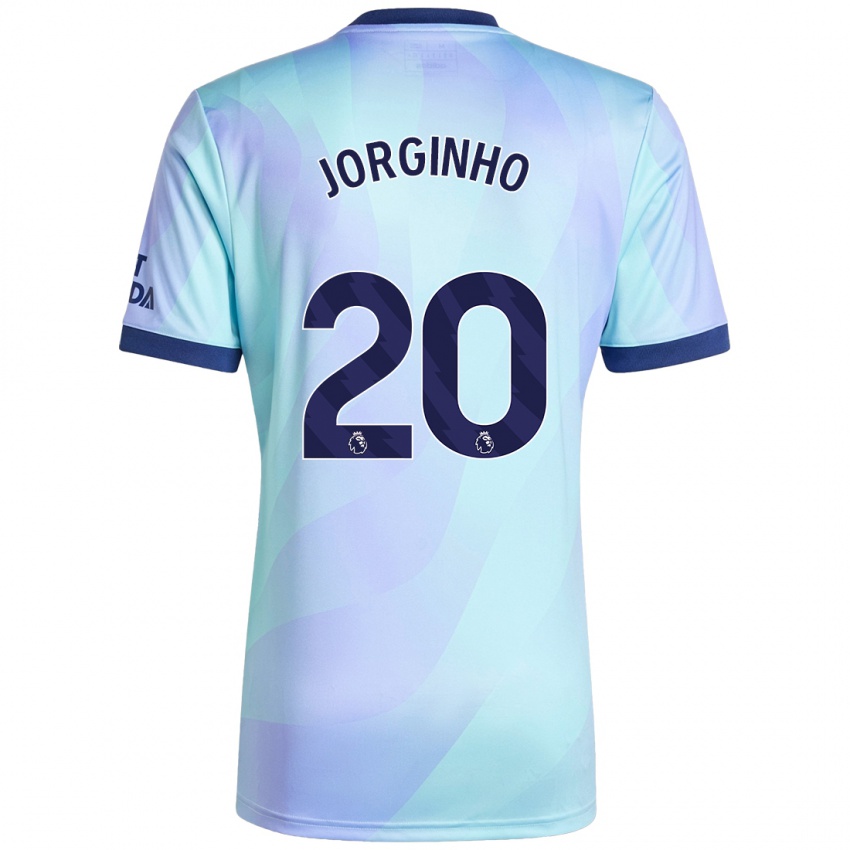 Niño Camiseta Jorginho #20 Agua Equipación Tercera 2024/25 La Camisa