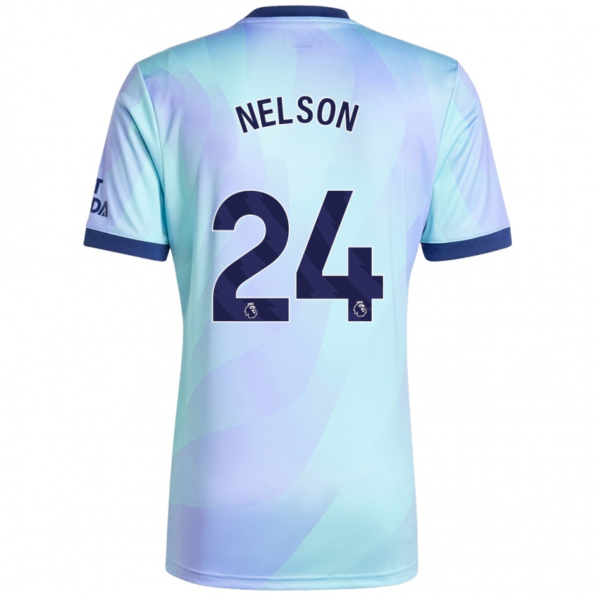 Niño Camiseta Reiss Nelson #24 Agua Equipación Tercera 2024/25 La Camisa