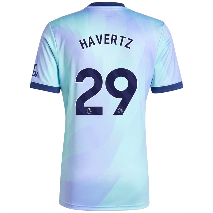 Niño Camiseta Kai Havertz #29 Agua Equipación Tercera 2024/25 La Camisa