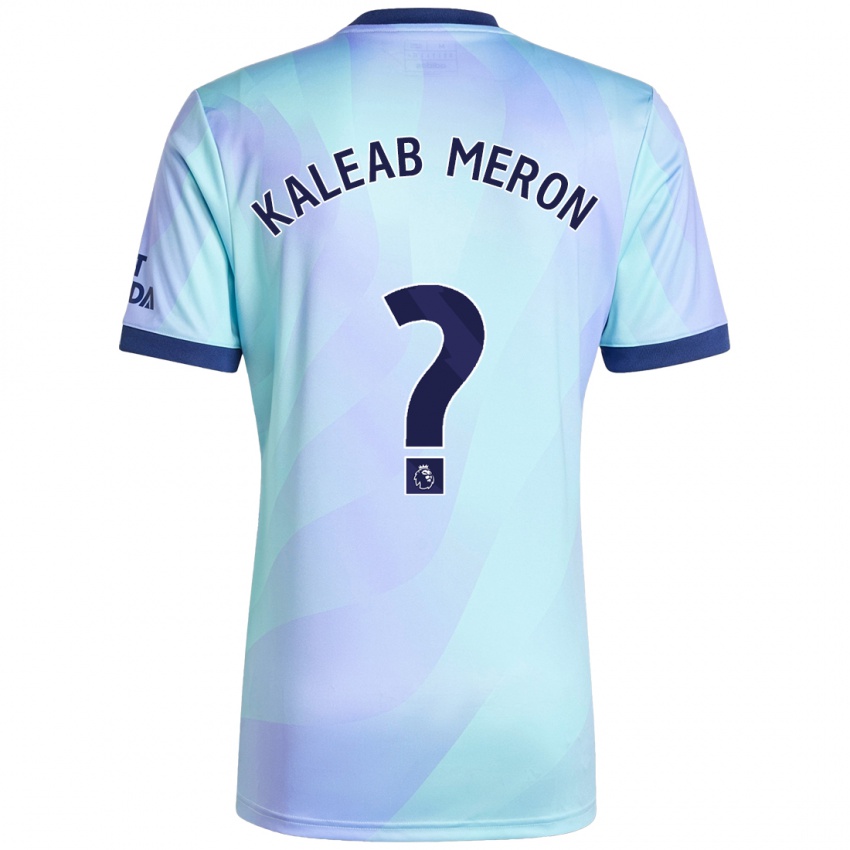 Niño Camiseta Kaleab Meron #0 Agua Equipación Tercera 2024/25 La Camisa