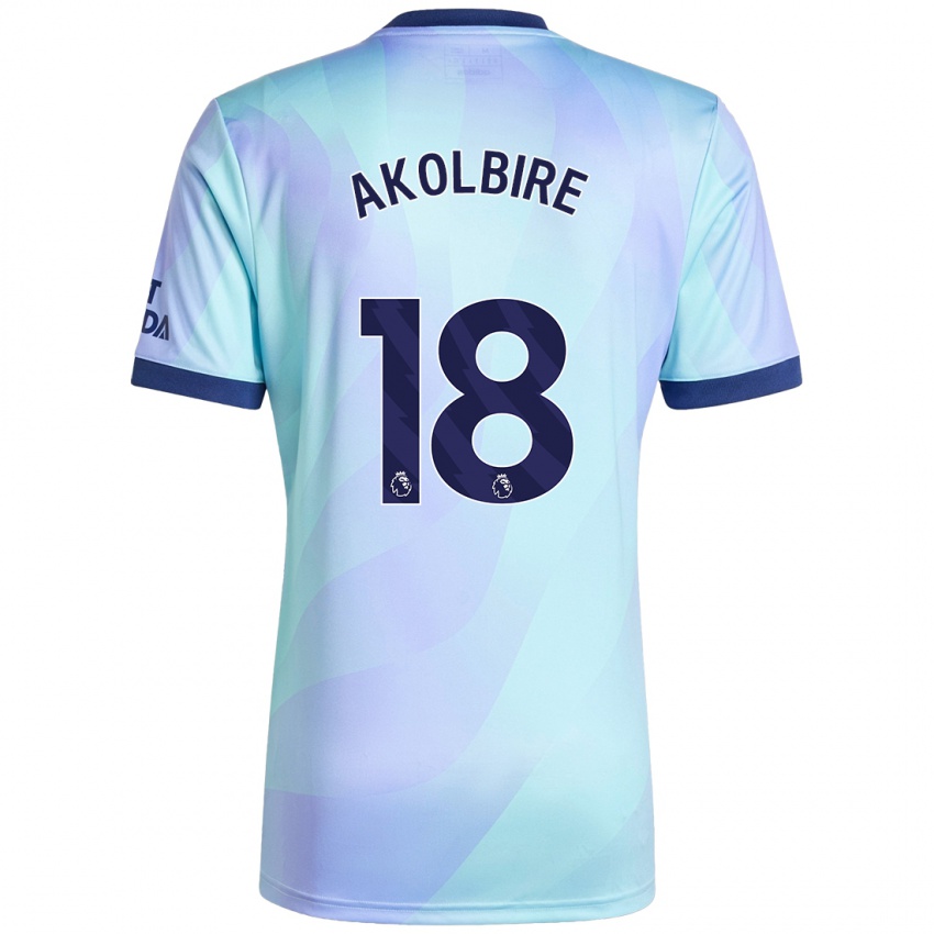 Niño Camiseta Bless Akolbire #18 Agua Equipación Tercera 2024/25 La Camisa