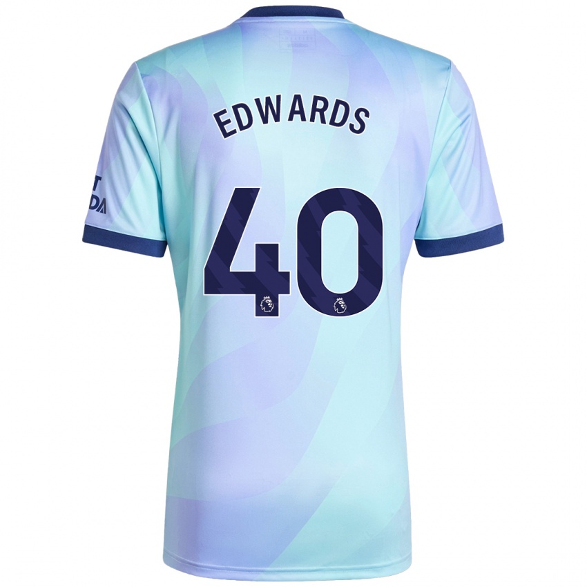 Niño Camiseta Khayon Edwards #40 Agua Equipación Tercera 2024/25 La Camisa