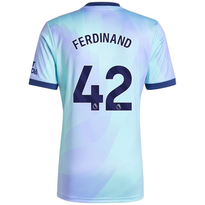 Niño Camiseta Seb Ferdinand #42 Agua Equipación Tercera 2024/25 La Camisa