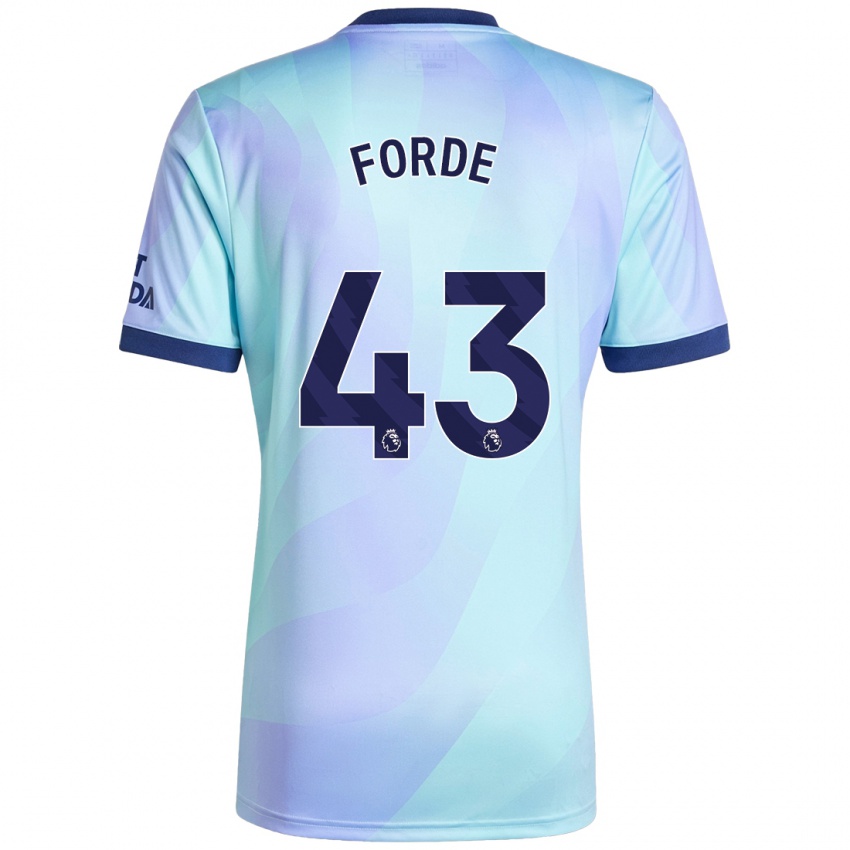 Niño Camiseta Romari Forde #43 Agua Equipación Tercera 2024/25 La Camisa