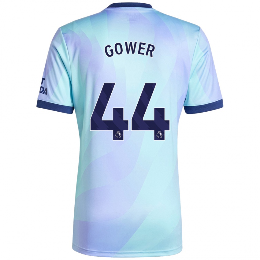 Niño Camiseta Jimi Gower #44 Agua Equipación Tercera 2024/25 La Camisa