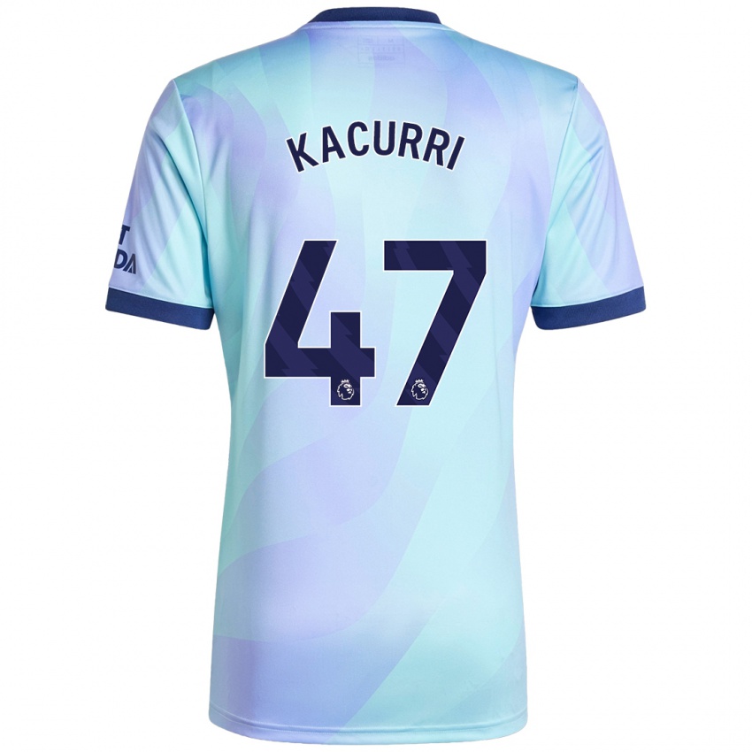 Niño Camiseta Maldini Kacurri #47 Agua Equipación Tercera 2024/25 La Camisa