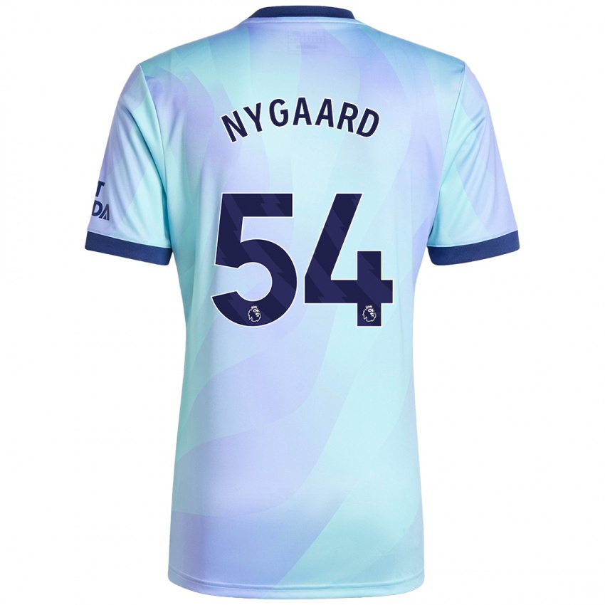 Niño Camiseta Lucas Nygaard #54 Agua Equipación Tercera 2024/25 La Camisa