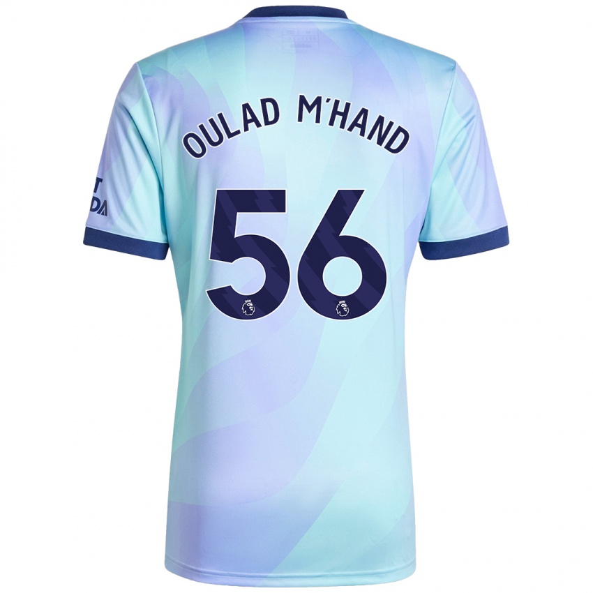 Niño Camiseta Salah-Eddine Oulad M'hand #56 Agua Equipación Tercera 2024/25 La Camisa