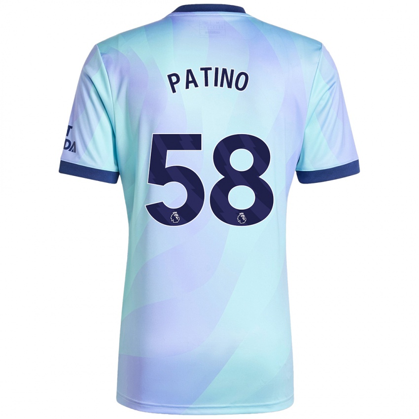 Niño Camiseta Charlie Patino #58 Agua Equipación Tercera 2024/25 La Camisa