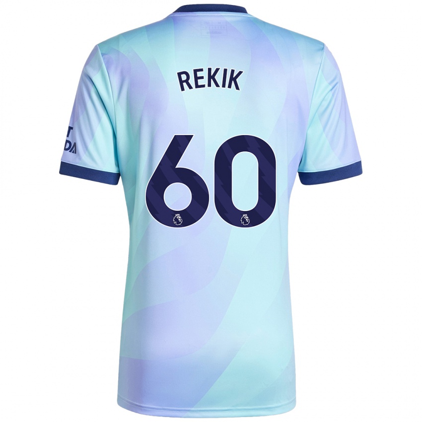 Niño Camiseta Omar Rekik #60 Agua Equipación Tercera 2024/25 La Camisa