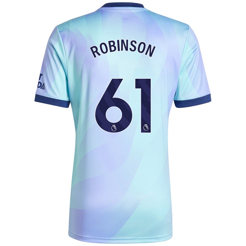 Niño Camiseta Josh Robinson #61 Agua Equipación Tercera 2024/25 La Camisa