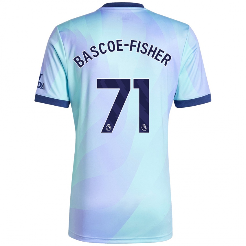 Niño Camiseta Jakai Bascoe-Fisher #71 Agua Equipación Tercera 2024/25 La Camisa