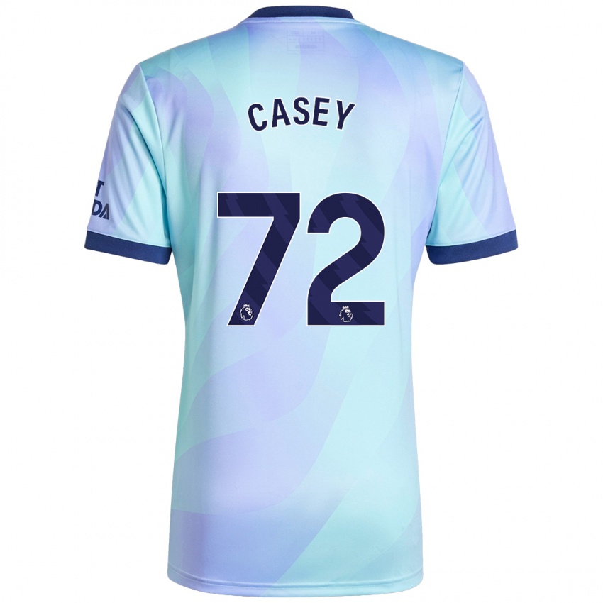 Niño Camiseta Dan Casey #72 Agua Equipación Tercera 2024/25 La Camisa