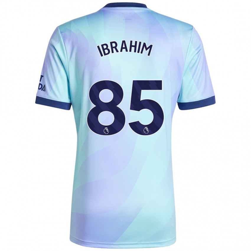 Niño Camiseta Ife Ibrahim #85 Agua Equipación Tercera 2024/25 La Camisa