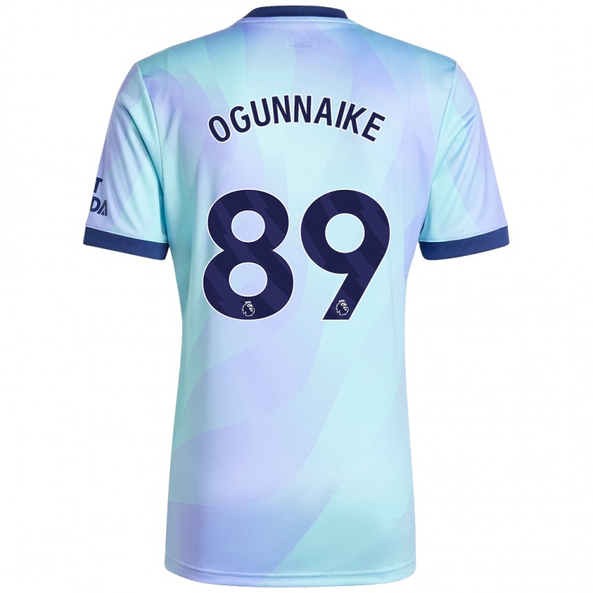 Niño Camiseta Josh Ogunnaike #89 Agua Equipación Tercera 2024/25 La Camisa