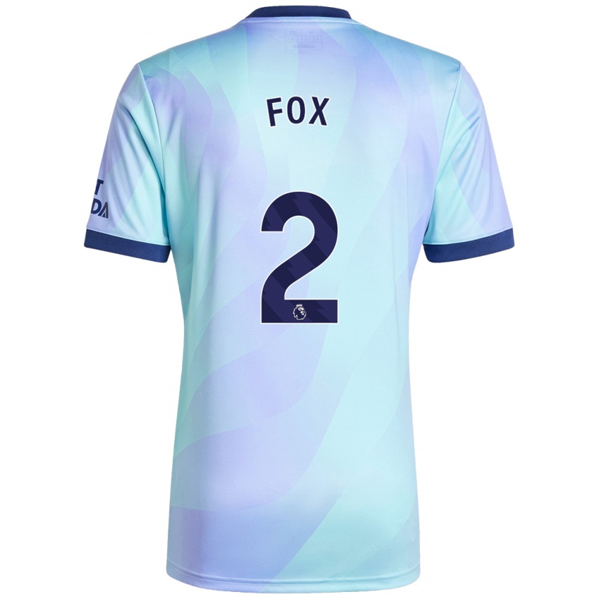 Niño Camiseta Emily Fox #2 Agua Equipación Tercera 2024/25 La Camisa