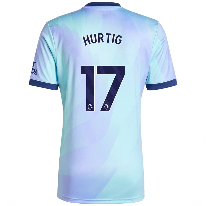 Niño Camiseta Lina Hurtig #17 Agua Equipación Tercera 2024/25 La Camisa