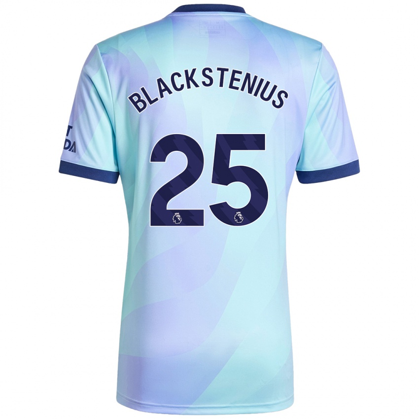 Niño Camiseta Stina Blackstenius #25 Agua Equipación Tercera 2024/25 La Camisa