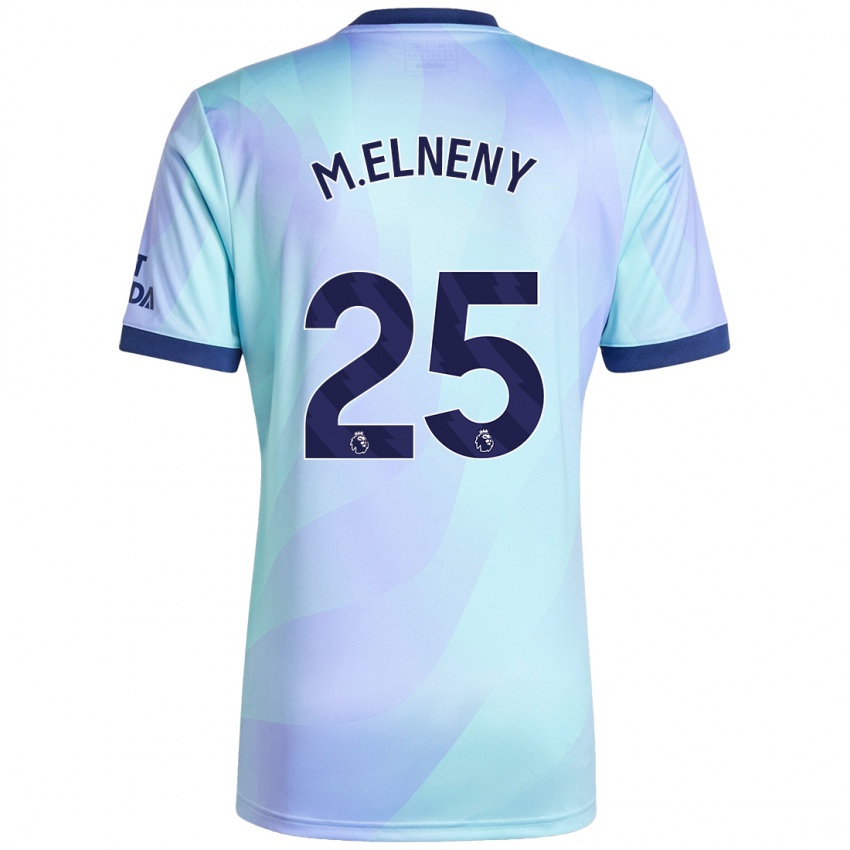 Niño Camiseta Mohamed Elneny #25 Agua Equipación Tercera 2024/25 La Camisa