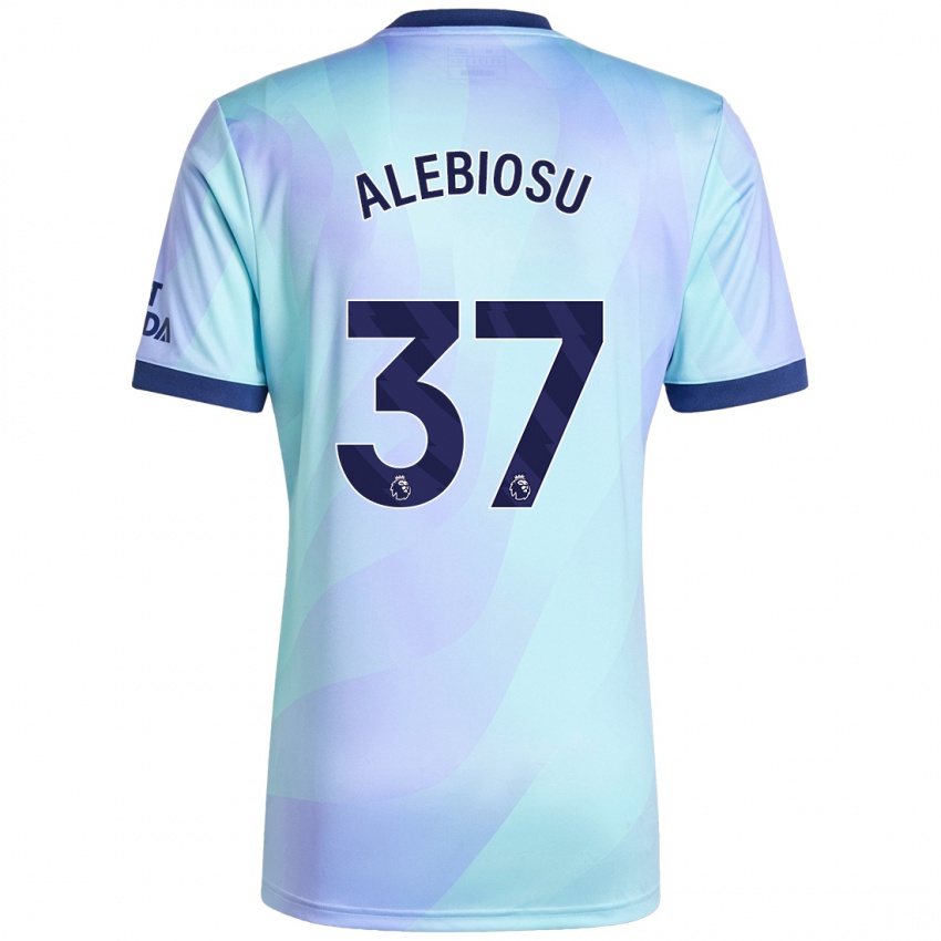 Niño Camiseta Ryan Alebiosu #37 Agua Equipación Tercera 2024/25 La Camisa