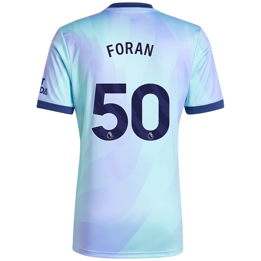 Niño Camiseta Taylor Foran #50 Agua Equipación Tercera 2024/25 La Camisa