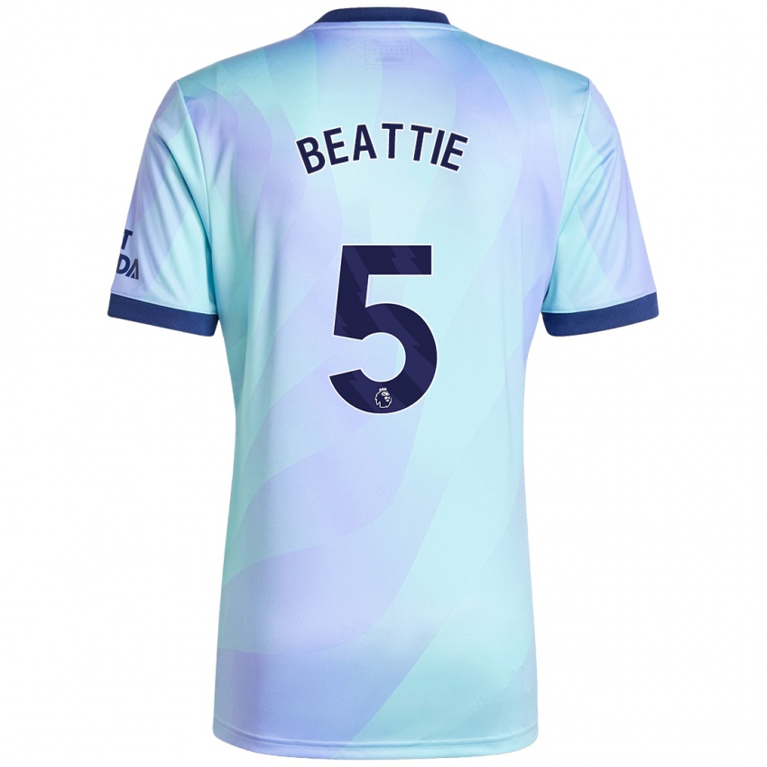 Niño Camiseta Jen Beattie #5 Agua Equipación Tercera 2024/25 La Camisa