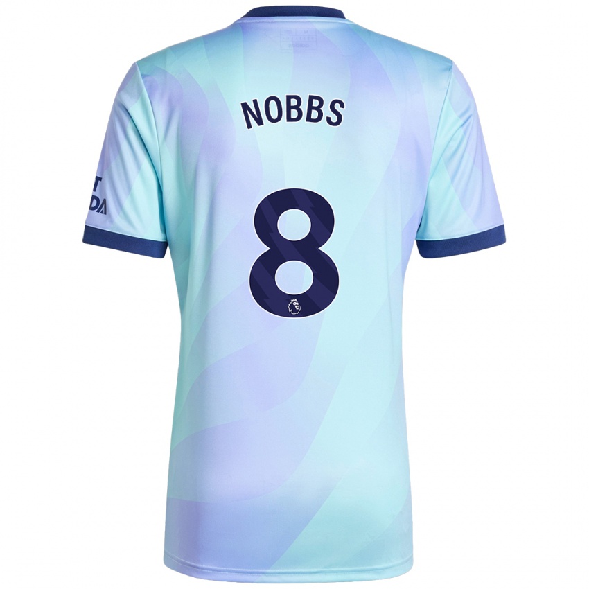 Niño Camiseta Nobbs #8 Agua Equipación Tercera 2024/25 La Camisa