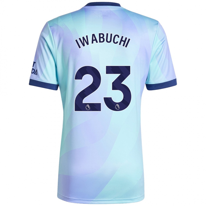 Niño Camiseta Mana Iwabuchi #23 Agua Equipación Tercera 2024/25 La Camisa