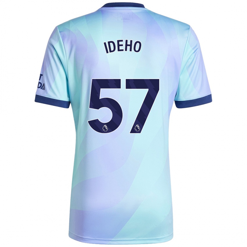 Niño Camiseta Joel Ideho #57 Agua Equipación Tercera 2024/25 La Camisa