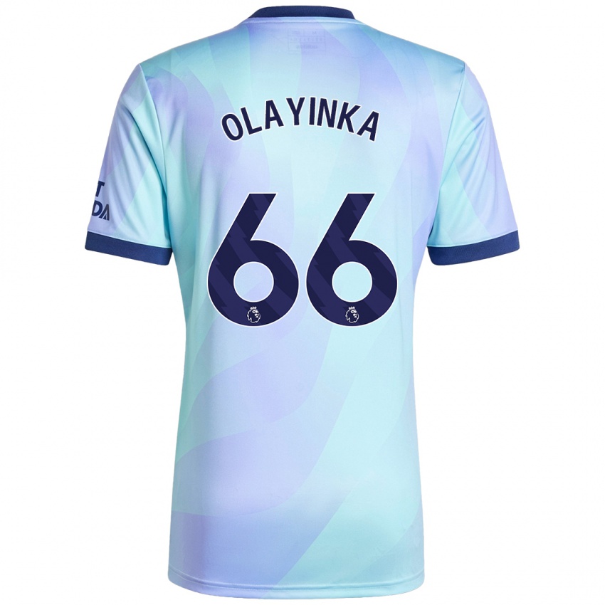 Niño Camiseta James Olayinka #66 Agua Equipación Tercera 2024/25 La Camisa