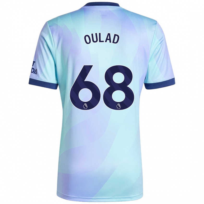 Niño Camiseta Salah-Eddine Oulad M'hand #68 Agua Equipación Tercera 2024/25 La Camisa