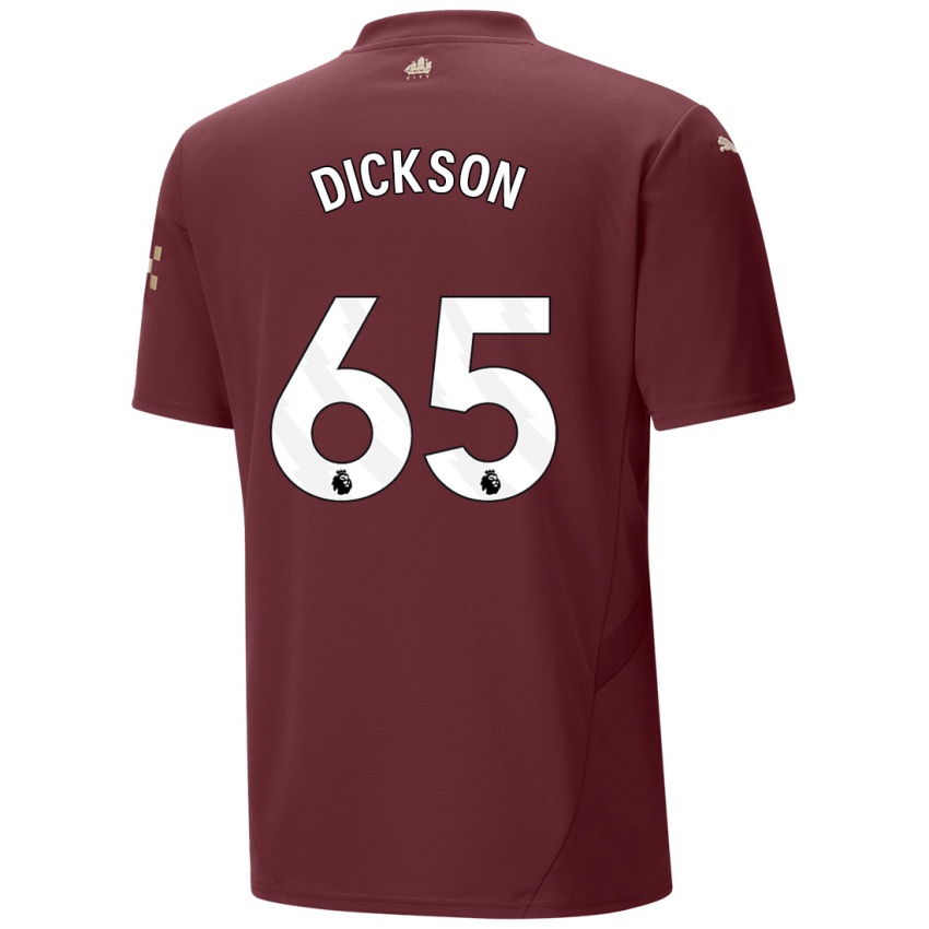 Niño Camiseta Will Dickson #65 Granate Equipación Tercera 2024/25 La Camisa