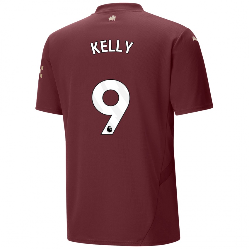 Niño Camiseta Chloe Kelly #9 Granate Equipación Tercera 2024/25 La Camisa