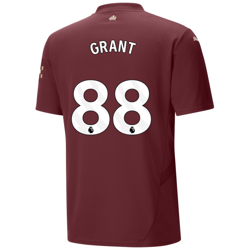 Niño Camiseta True Grant #88 Granate Equipación Tercera 2024/25 La Camisa