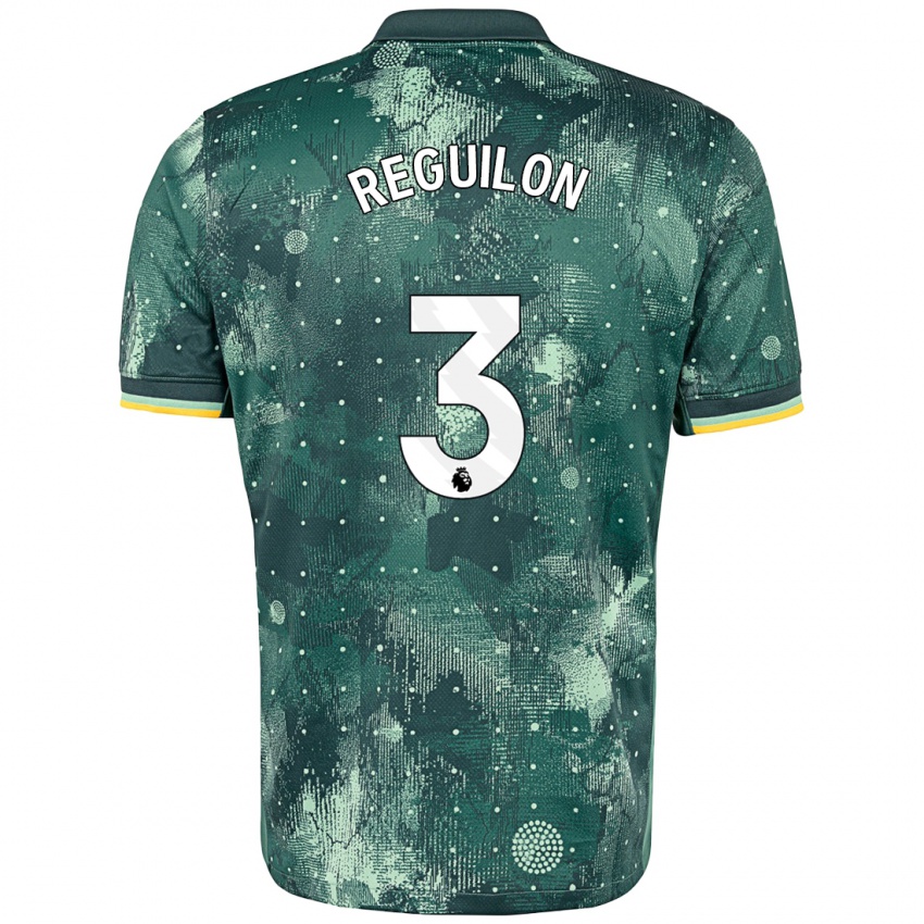 Niño Camiseta Sergio Reguilon #3 Verde Menta Equipación Tercera 2024/25 La Camisa