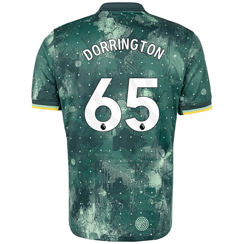 Niño Camiseta Alfie Dorrington #65 Verde Menta Equipación Tercera 2024/25 La Camisa