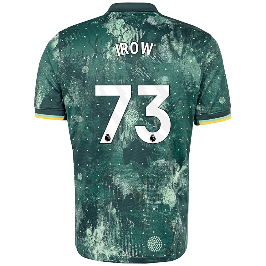 Niño Camiseta Oliver Irow #73 Verde Menta Equipación Tercera 2024/25 La Camisa