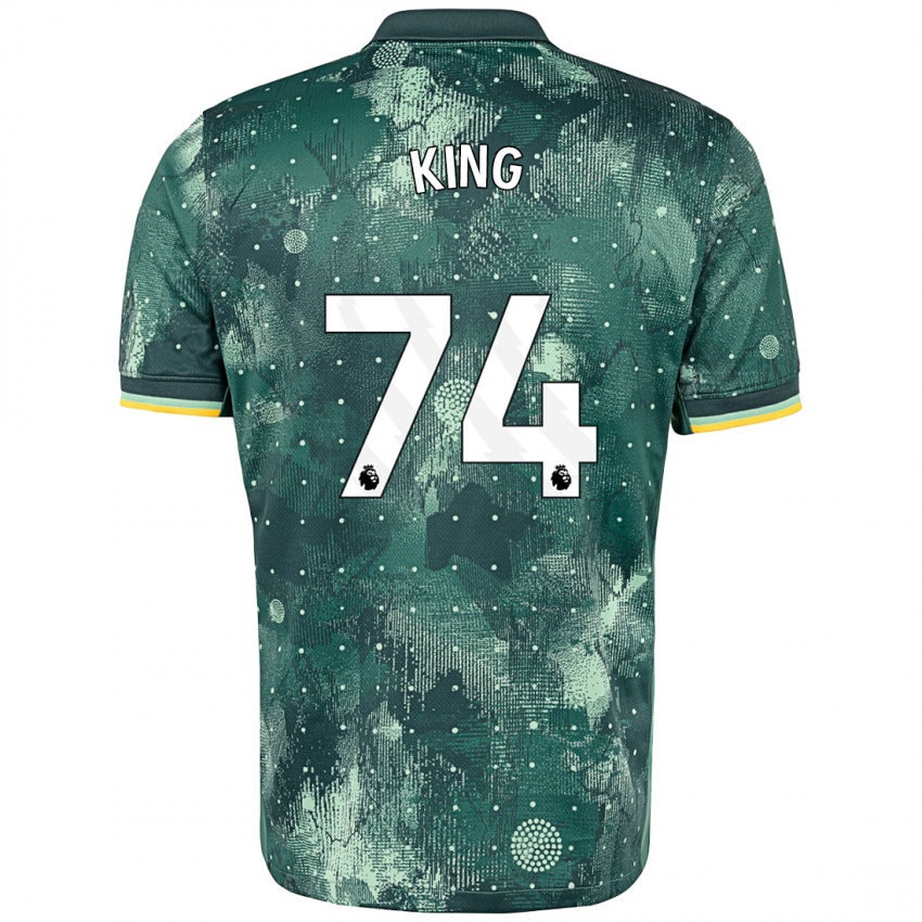 Niño Camiseta Maeson King #74 Verde Menta Equipación Tercera 2024/25 La Camisa